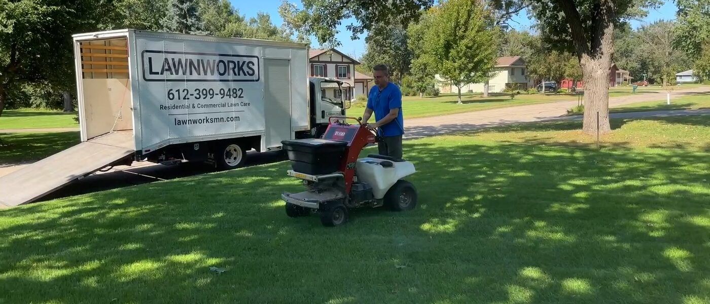 Lawnworks professional lawn care team servicing properties across the Twin Cities Metro, Minnesota